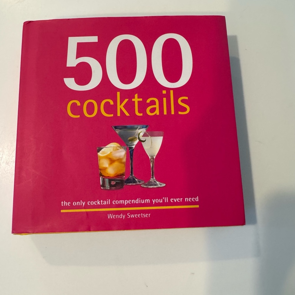 500 Cocktails Book